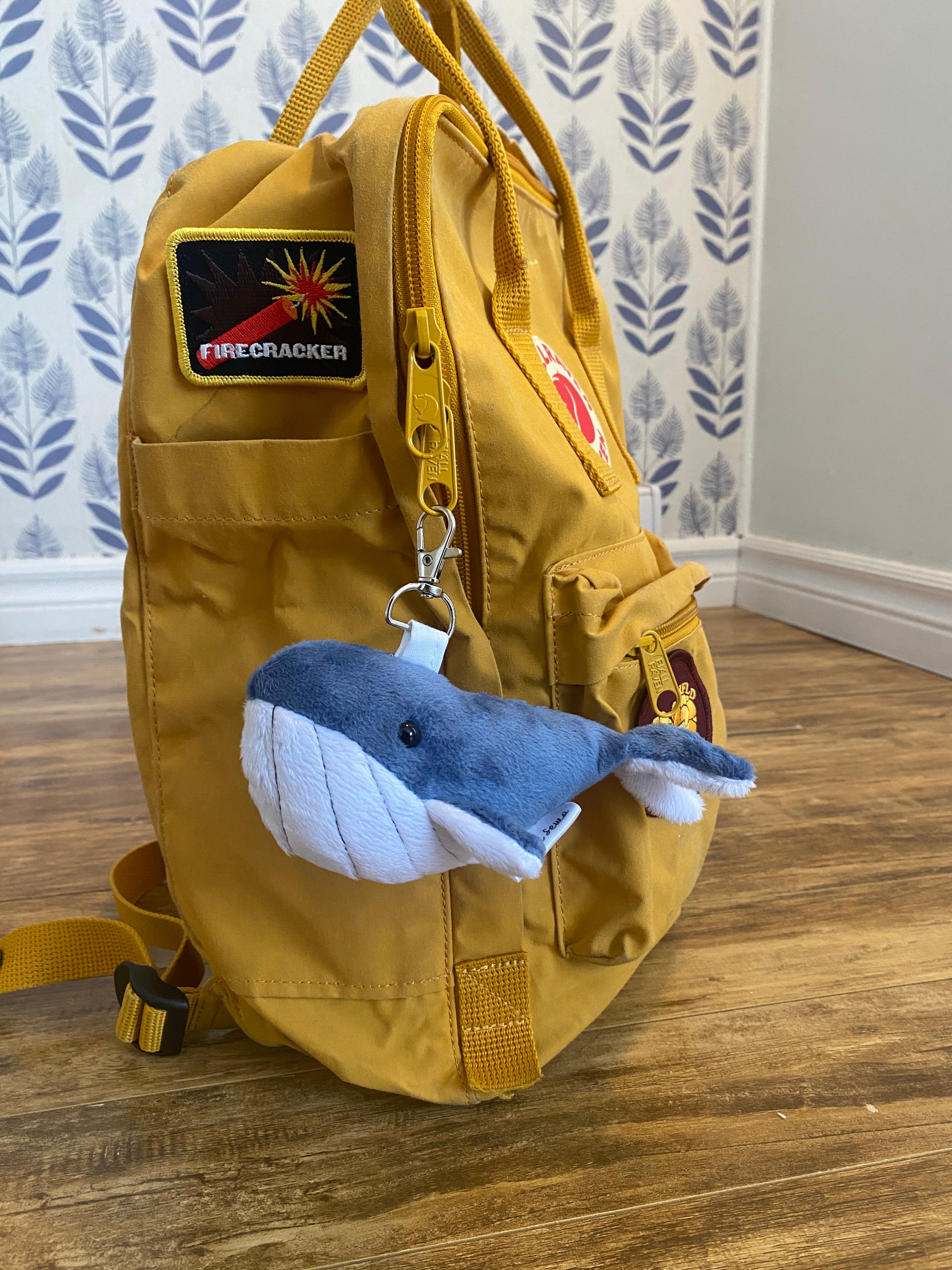 Whale Bag Charm (made to order)